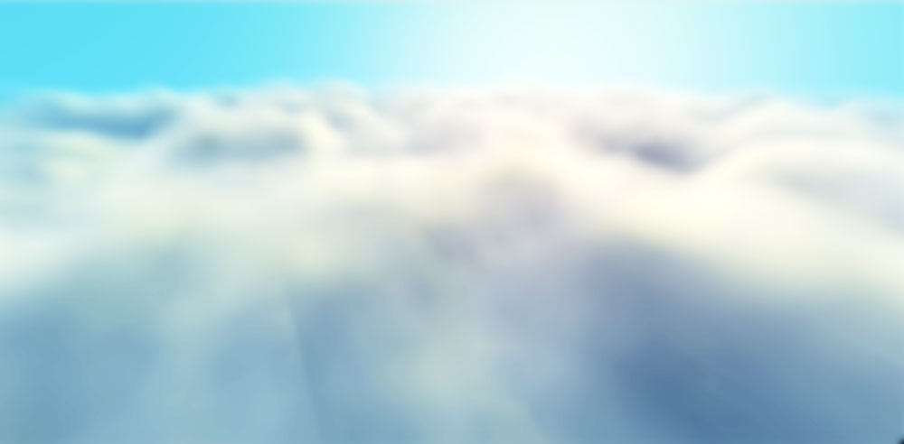 ボーッとみていられる雲のアニメーションを作ってみました